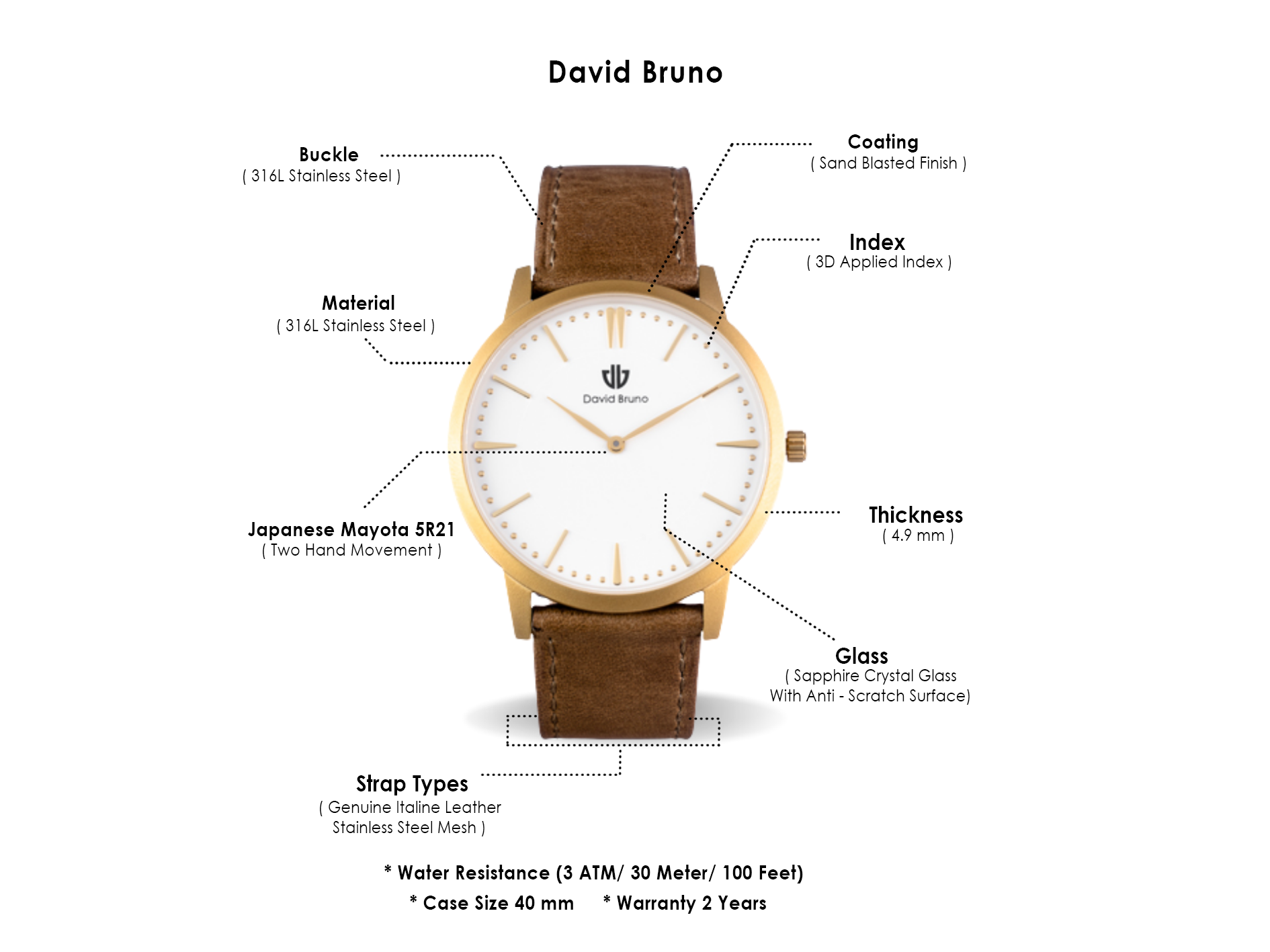 Classic Leather Watch