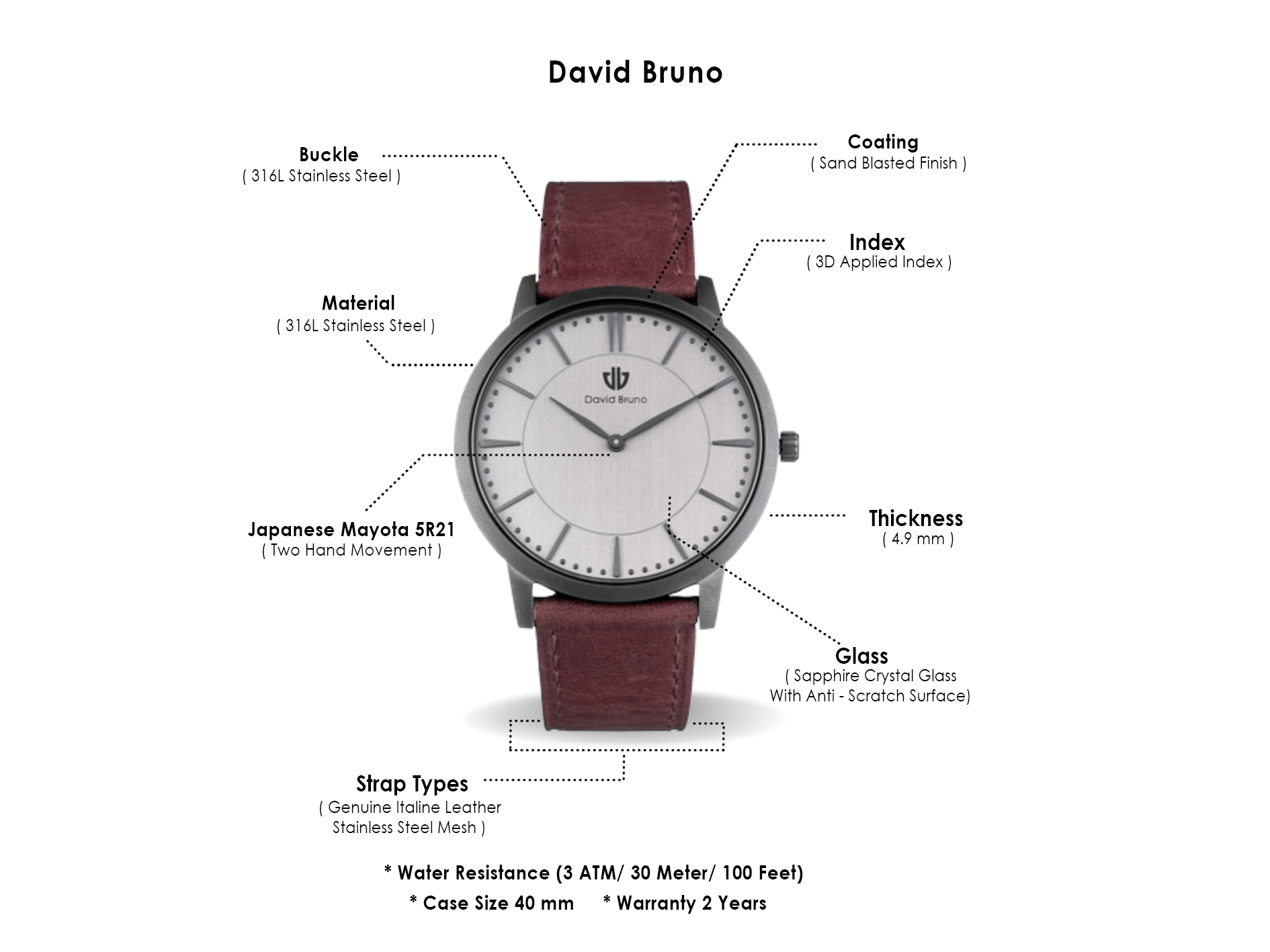 Classic Leather Watch